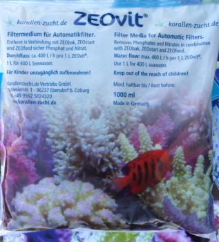 Korallenzucht ZEOvit für Automatikfilter 1000 ml
